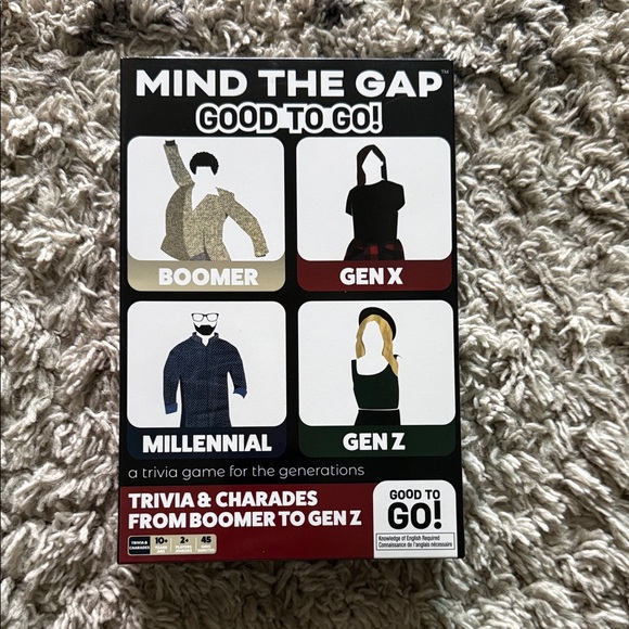 Other - Mind The Gap: Good To Go! Trivia & Charades Game - Multi Color